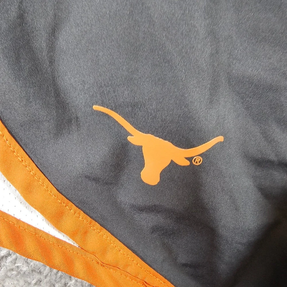 Nike Team Texas Longhorns‎ Running Shorts Womens Small Grey Orange NikeFIT NCAA